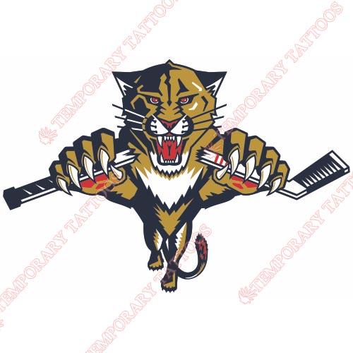 Florida Panthers Customize Temporary Tattoos Stickers NO.161